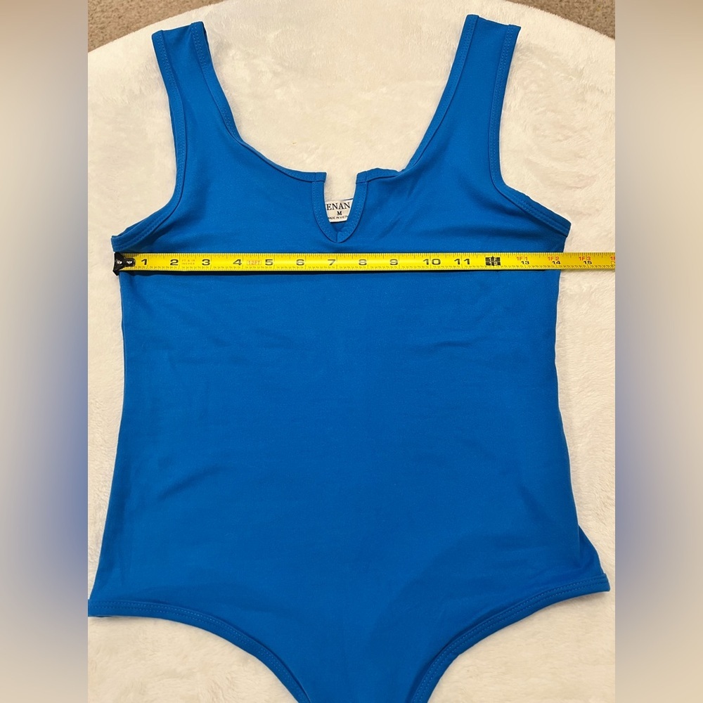 BRAND NEW Royal Blue Zenana Bodysuit - Size Medium - Picture 5 of 10